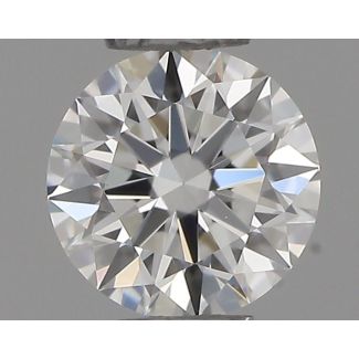 0.25 Carat Round H SI1 EX GIA Natural Diamond