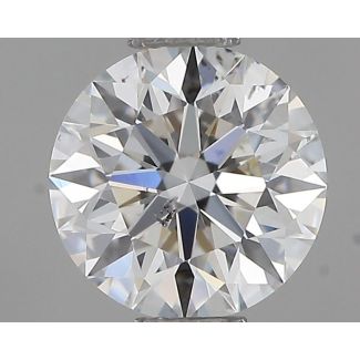 0.56 Carat Round G SI1 EX GIA Natural Diamond