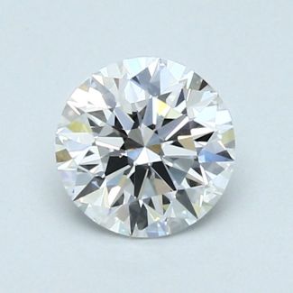 0.82 Carat Round D VVS2 EX GIA Natural Diamond