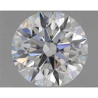 0.7 Carat Round F IF EX GIA Natural Diamond