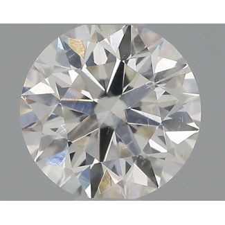 0.45 Carat Round F SI2 EX VG IGI Natural Diamond