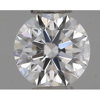 0.22 Carat Round F IF EX GIA Natural Diamond