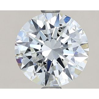 1.51 Carat Round I SI2 EX GIA Natural Diamond