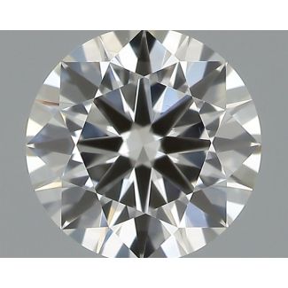 0.41 Carat Round H VS1 EX IGI Natural Diamond