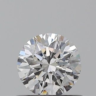 0.5 Carat Round D SI1 EX GIA Natural Diamond