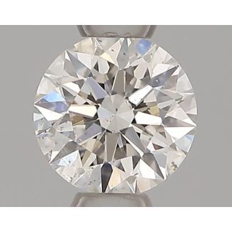 0.32 Carat Round G SI1 EX GIA Natural Diamond