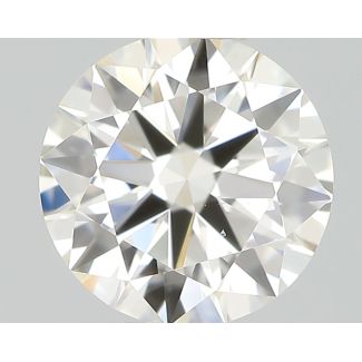 0.5 Carat Round H VS1 EX IGI Natural Diamond