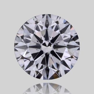 0.41 Carat Round E SI2 EX GIA Natural Diamond