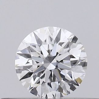 0.23 Carat Round D VVS1 EX GIA Natural Diamond