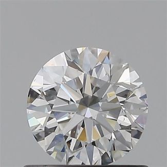 0.60 Carat Round E VS2 EX GIA Natural Diamond