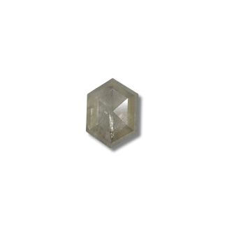 2.72 Carat Hexagonal Gray - GD NONE Natural Diamond