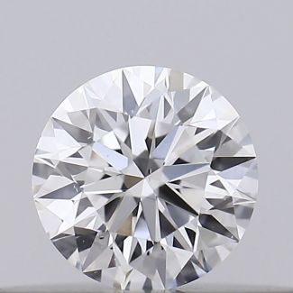 0.18 Carat Round D VS2 EX GIA Natural Diamond