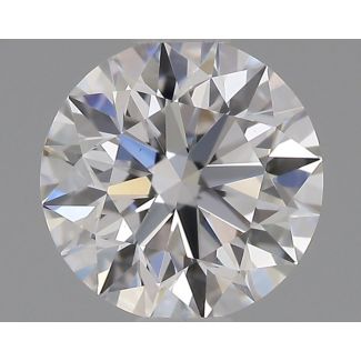 0.63 Carat Round D VS1 EX GIA Natural Diamond