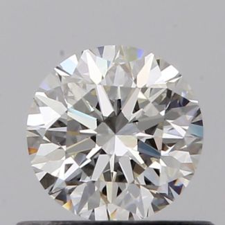 0.52 Carat Round I VVS2 VG GIA Natural Diamond