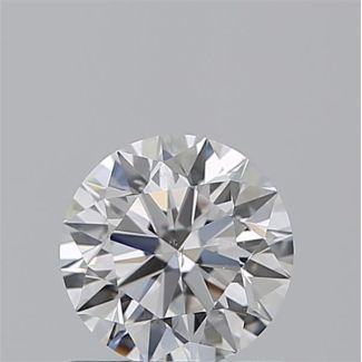 0.75 Carat Round F SI2 EX GIA Natural Diamond