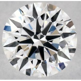 0.62 Carat Round D VVS2 EX GIA Natural Diamond