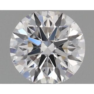 0.3 Carat Round D VVS2 EX VG GIA Natural Diamond