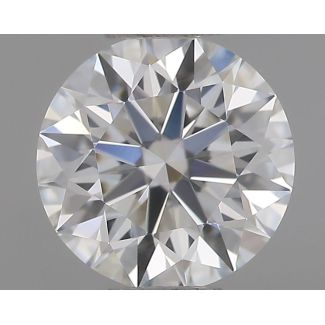 0.72 Carat Round F VVS2 EX GIA Natural Diamond