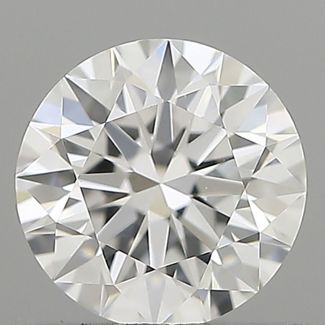 0.51 Carat Round D VVS1 EX GIA Natural Diamond