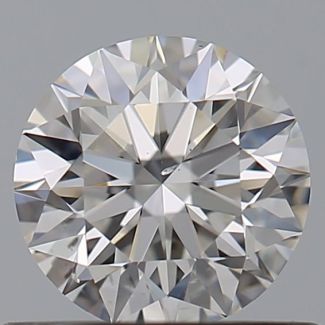 0.54 Carat Round E SI1 EX GIA Natural Diamond