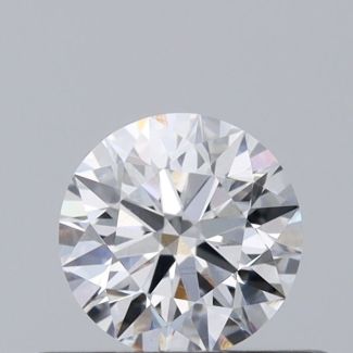 0.35 Carat Round D VVS2 EX GIA Natural Diamond