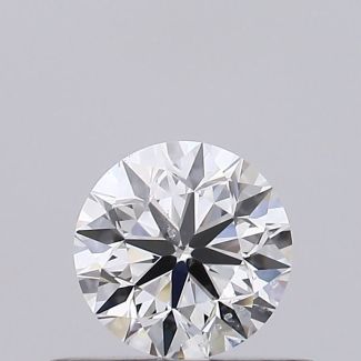 0.4 Carat Round D SI1 VG EX GIA Natural Diamond