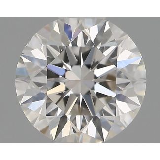 0.4 Carat Round F VS1 EX GIA Natural Diamond