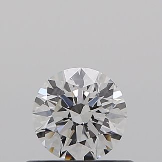 0.41 Carat Round F VVS2 EX GIA Natural Diamond