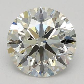 0.60 Carat Round I VVS2 EX GIA Natural Diamond