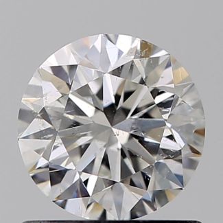 0.80 Carat Round F SI2 VG EX GIA Natural Diamond