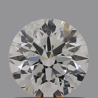 0.9 Carat Round G SI1 EX GIA Natural Diamond