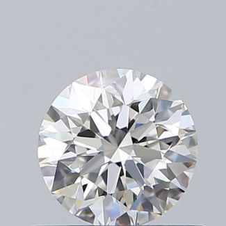 0.5 Carat Round F VVS1 VG EX GIA Natural Diamond