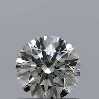 0.57 Carat Round K SI2 EX GIA Natural Diamond