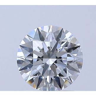 1.5 Carat Round F VVS2 EX GIA Natural Diamond