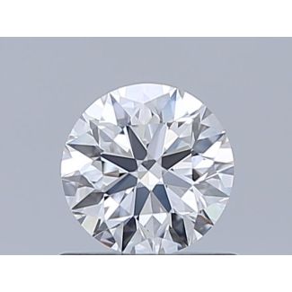 0.6 Carat Round D IF EX GIA Natural Diamond