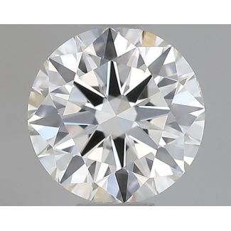 0.5 Carat Round H VVS1 EX VG GIA Natural Diamond