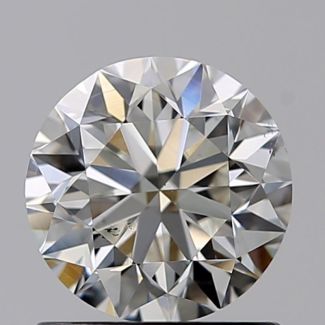 0.90 Carat Round I VS2 VG EX GIA Natural Diamond