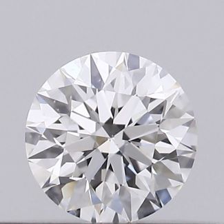 0.2 Carat Round D SI1 EX GIA Natural Diamond