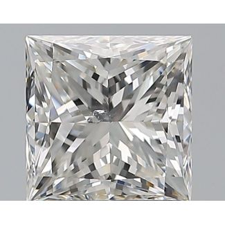 1.7 Carat Princess H SI2 - EX VG GIA Natural Diamond