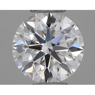 0.37 Carat Round D VS1 EX GIA Natural Diamond