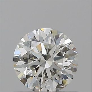 0.50 Carat Round H VVS2 EX IGI Natural Diamond