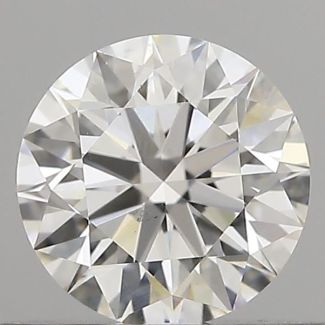 0.55 Carat Round F VS2 EX GIA Natural Diamond