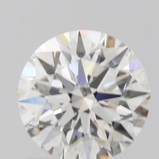 1.00 Carat Round H VVS1 EX GIA Natural Diamond