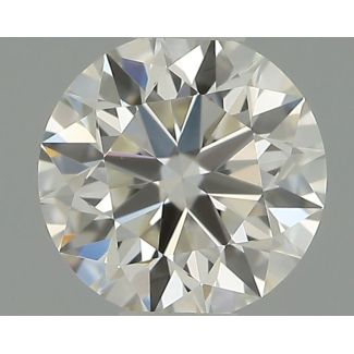 0.32 Carat Round H VVS2 EX IGI Natural Diamond