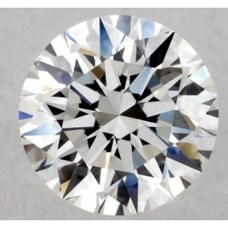 0.45 Carat Round F VS1 EX GIA Natural Diamond