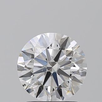 1.5 Carat Round D SI1 EX GIA Natural Diamond