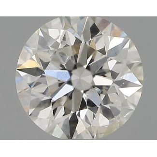 0.30 Carat Round H SI2 EX IGI Natural Diamond