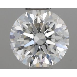 0.45 Carat Round H VVS1 EX GIA Natural Diamond