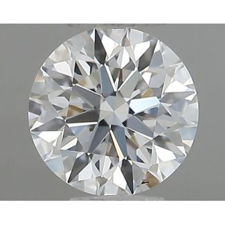 0.40 Carat Round E VS2 EX GIA Natural Diamond