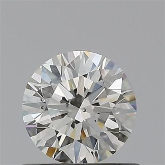 0.52 Carat Round H VS2 EX IGI Natural Diamond